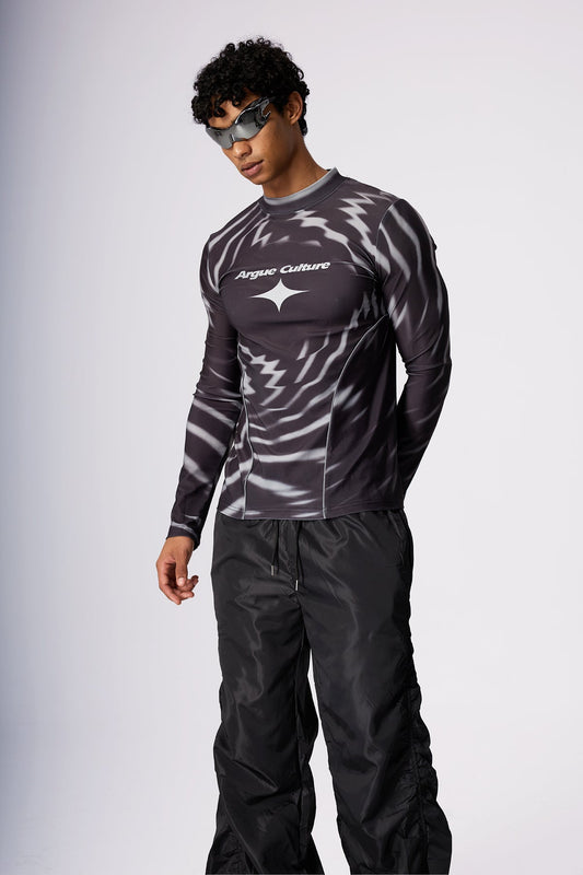 Light Wave Long Sleeve Punk Top