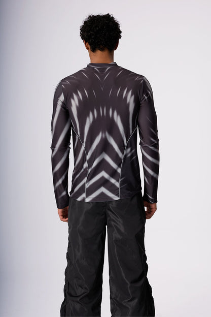 Light Wave Long Sleeve Punk Top
