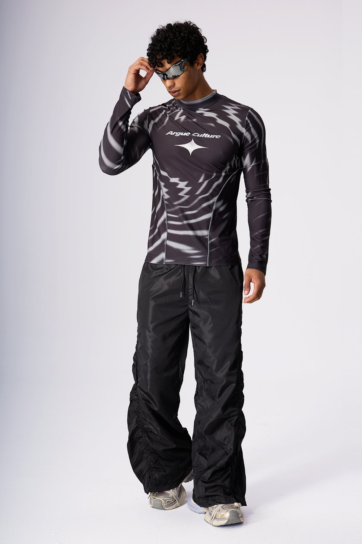 Light Wave Long Sleeve Punk Top