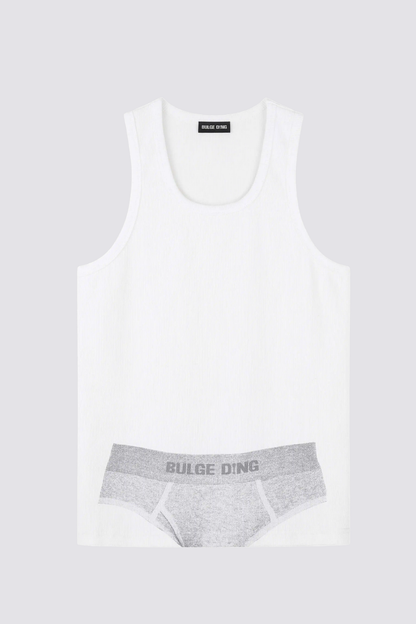 Linear Graphic Print Tank Top