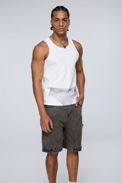 Linear Graphic Print Tank Top