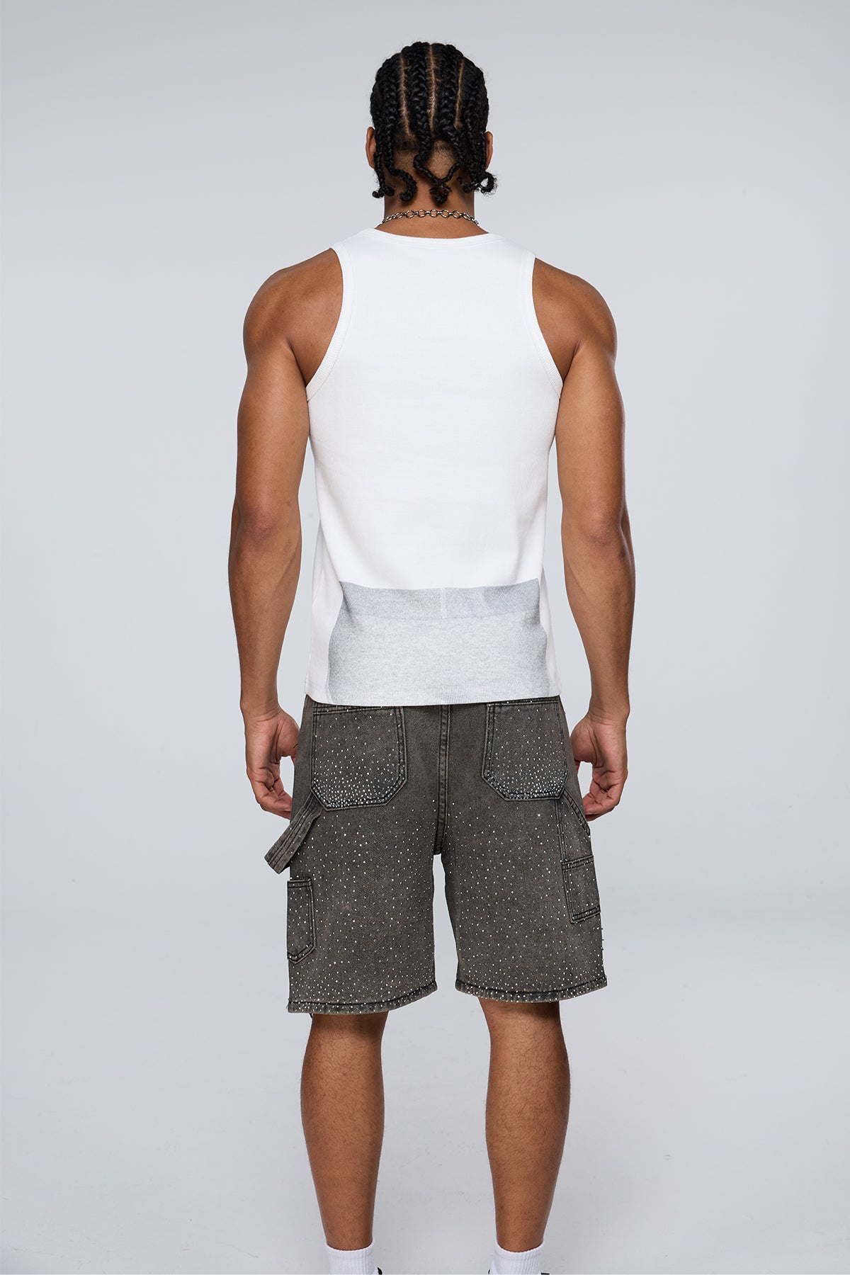 Linear Graphic Print Tank Top