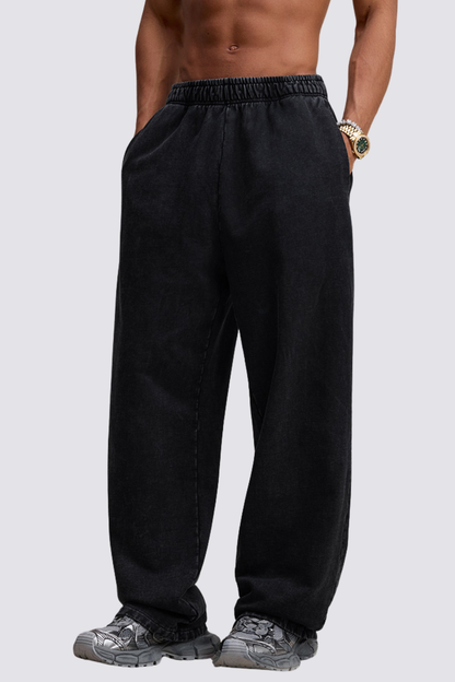 Linear Pace Straight Pants Black