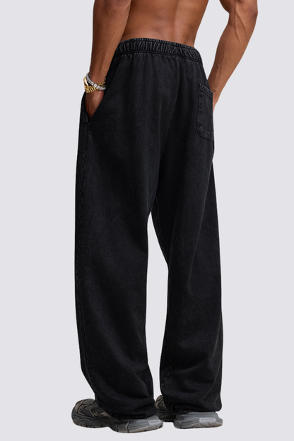Linear Pace Straight Pants Black