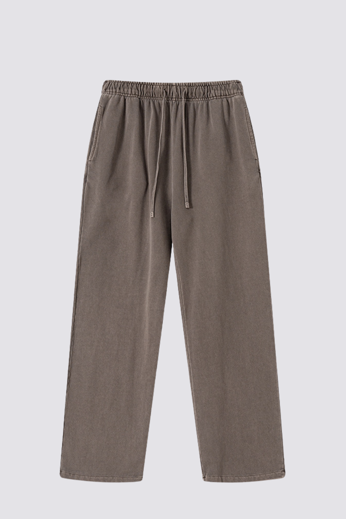 Linear Pace Straight Pants Brown
