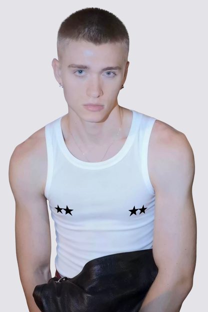 Liquid Neon Star Tank Top
