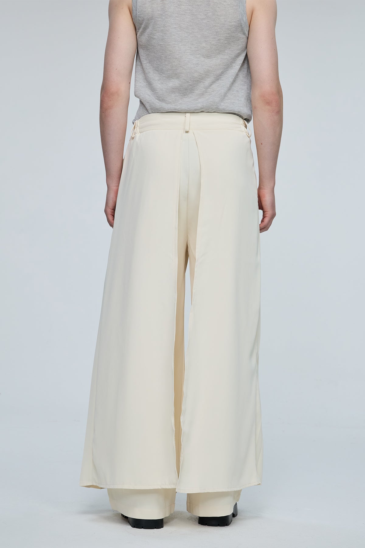 Liquid Rainbow Pleated Wide Leg Pants