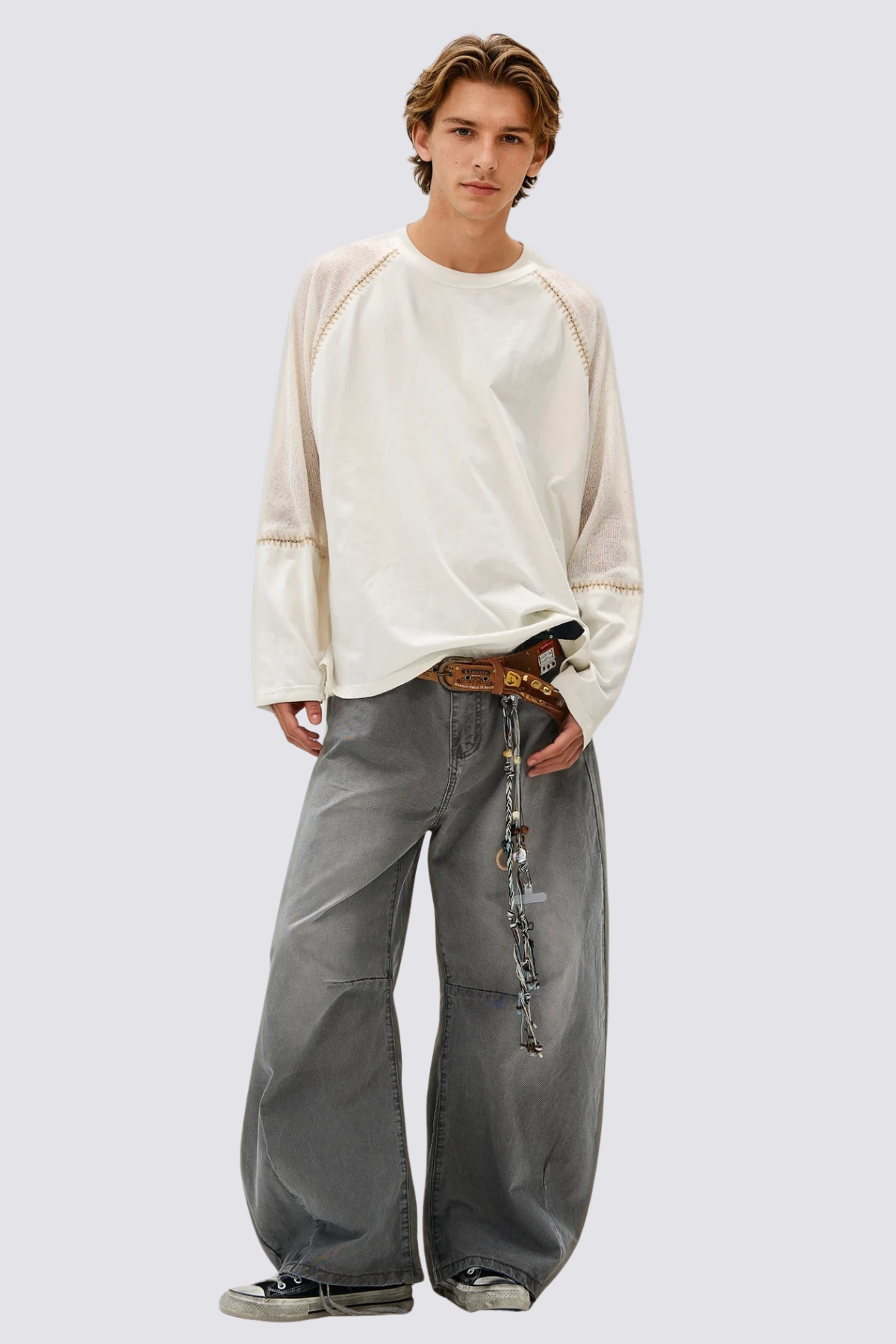 Loop Pulse Long Sleeve Knit Top