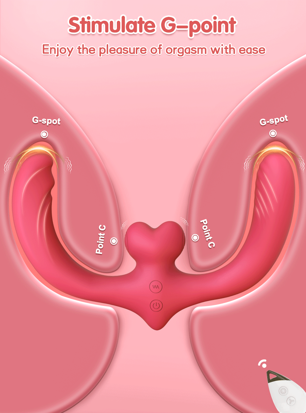 LovePulse Duo – Heart-Shaped Couples Vibrator