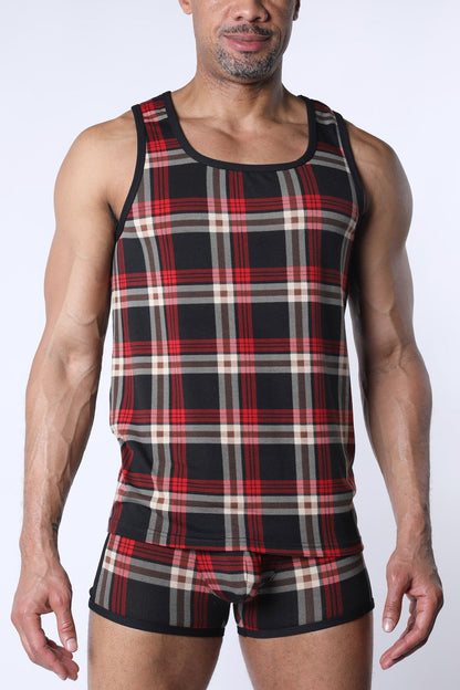 Lumber Jacked Tank Top