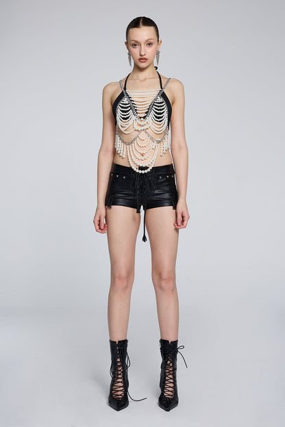 Lumen Pearl Chainmail Top