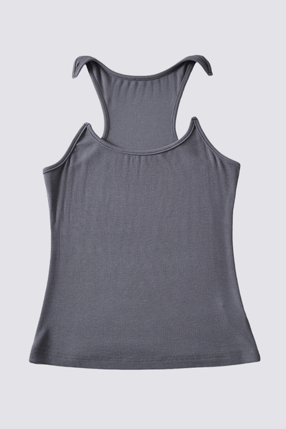Lush Beam Tank Top Dark Grey