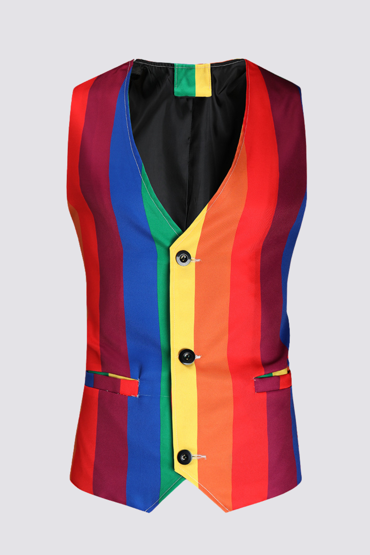 Lustre Hue Rainbow Print Vest