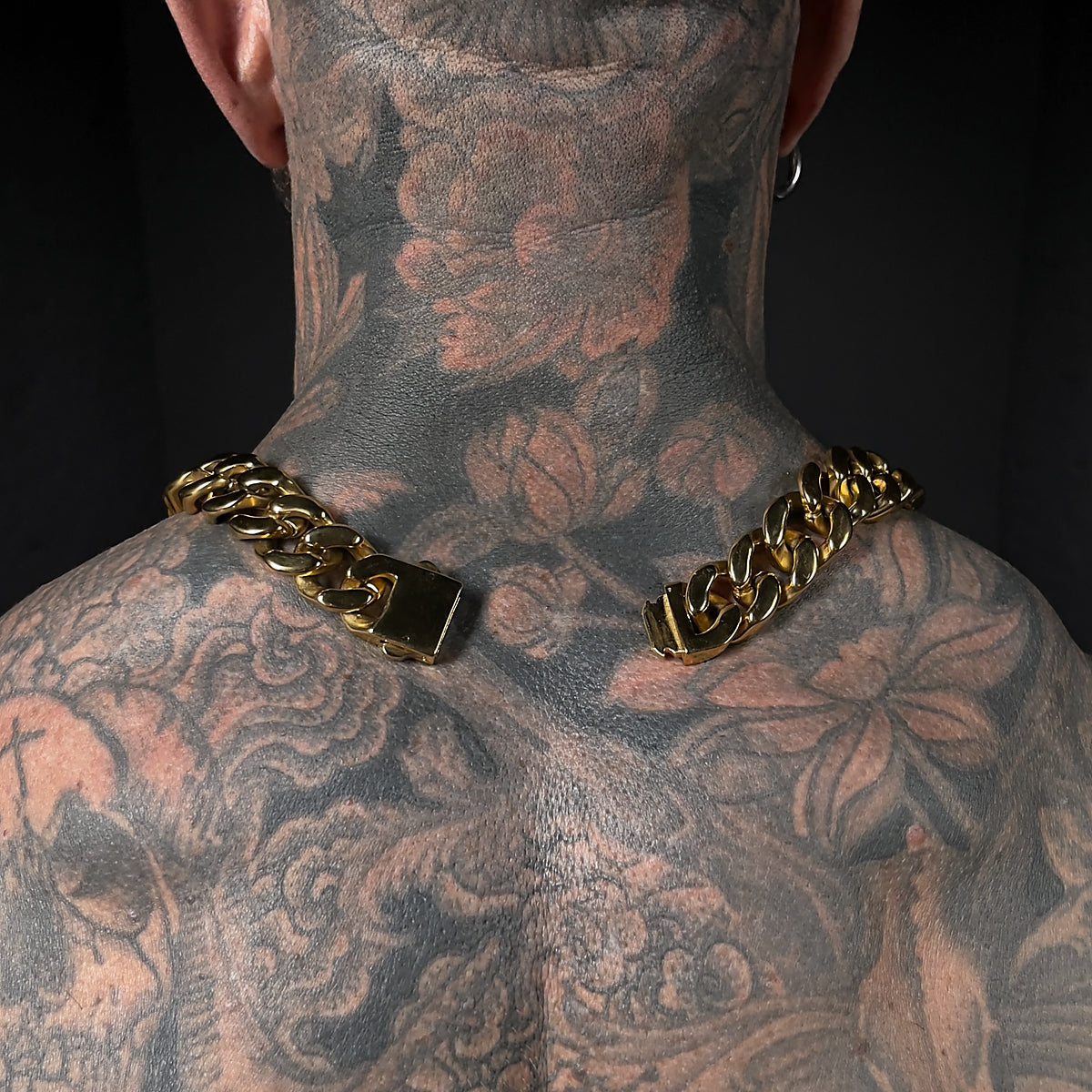 STAINLESS STEEL MALE CHAIN GOLD