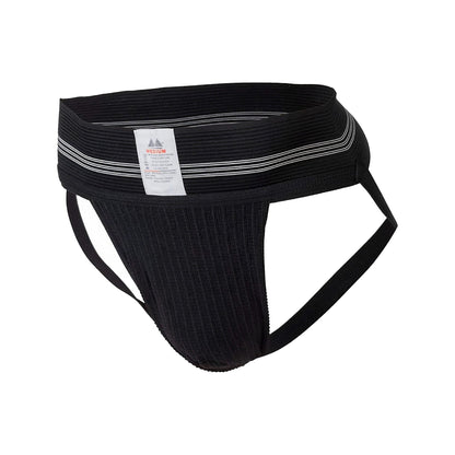 MM Sports The Original No. 10 Swimmer/Jogger Jockstrap 3 inch Black