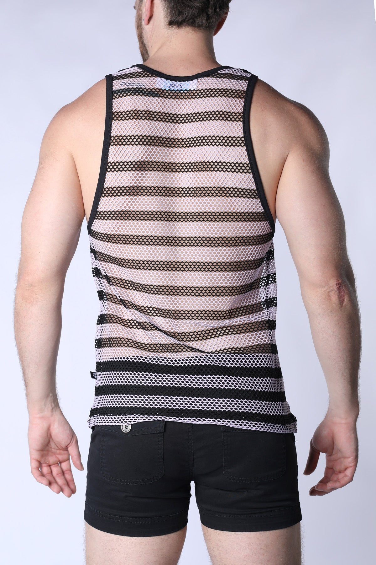 Mariner Mesh Stripe Tank Top