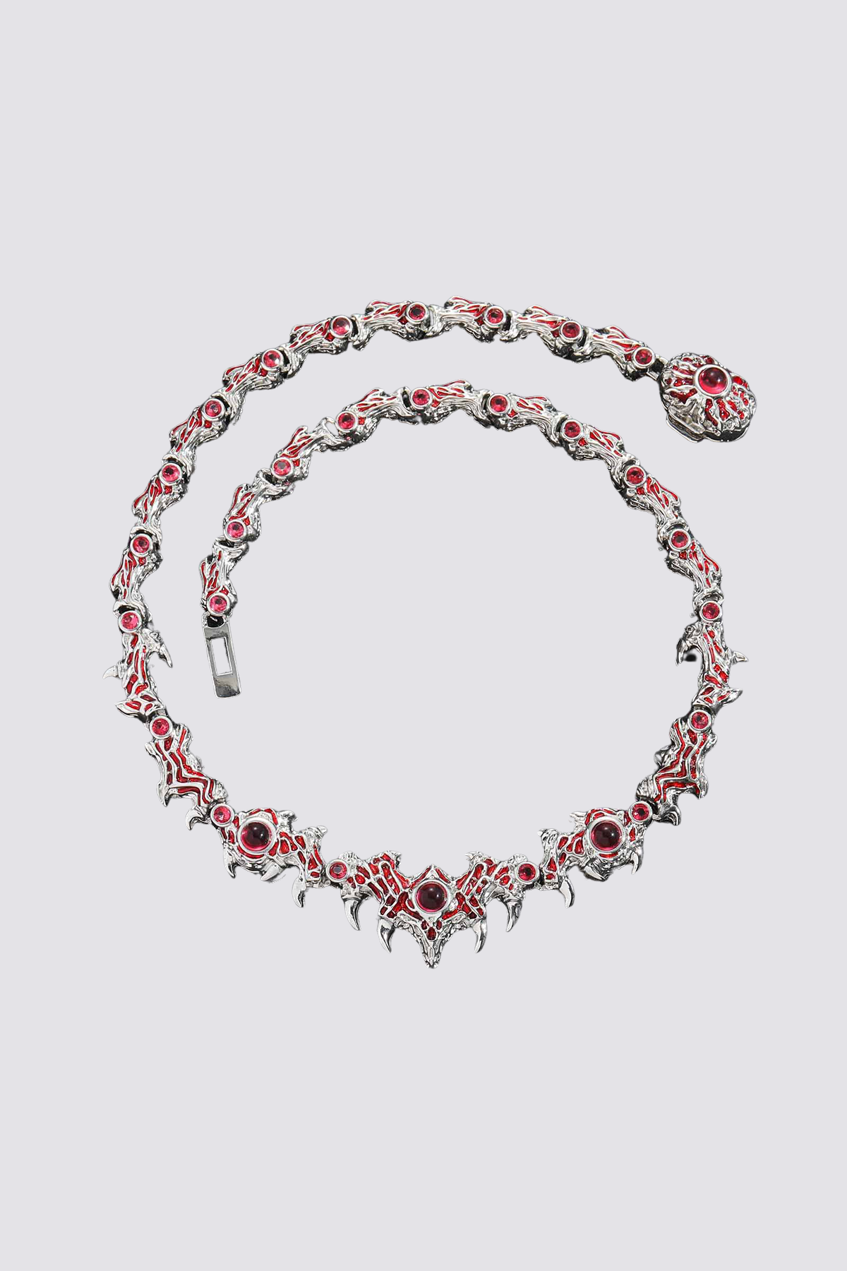 Metal Beam Parasitic Thorn Necklace