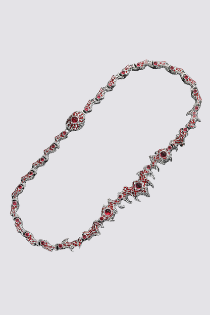 Metal Beam Parasitic Thorn Necklace