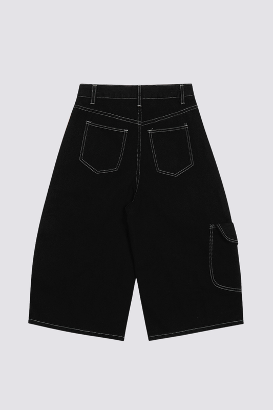 Minimal Motion Wide Leg Capri Cargo Pants