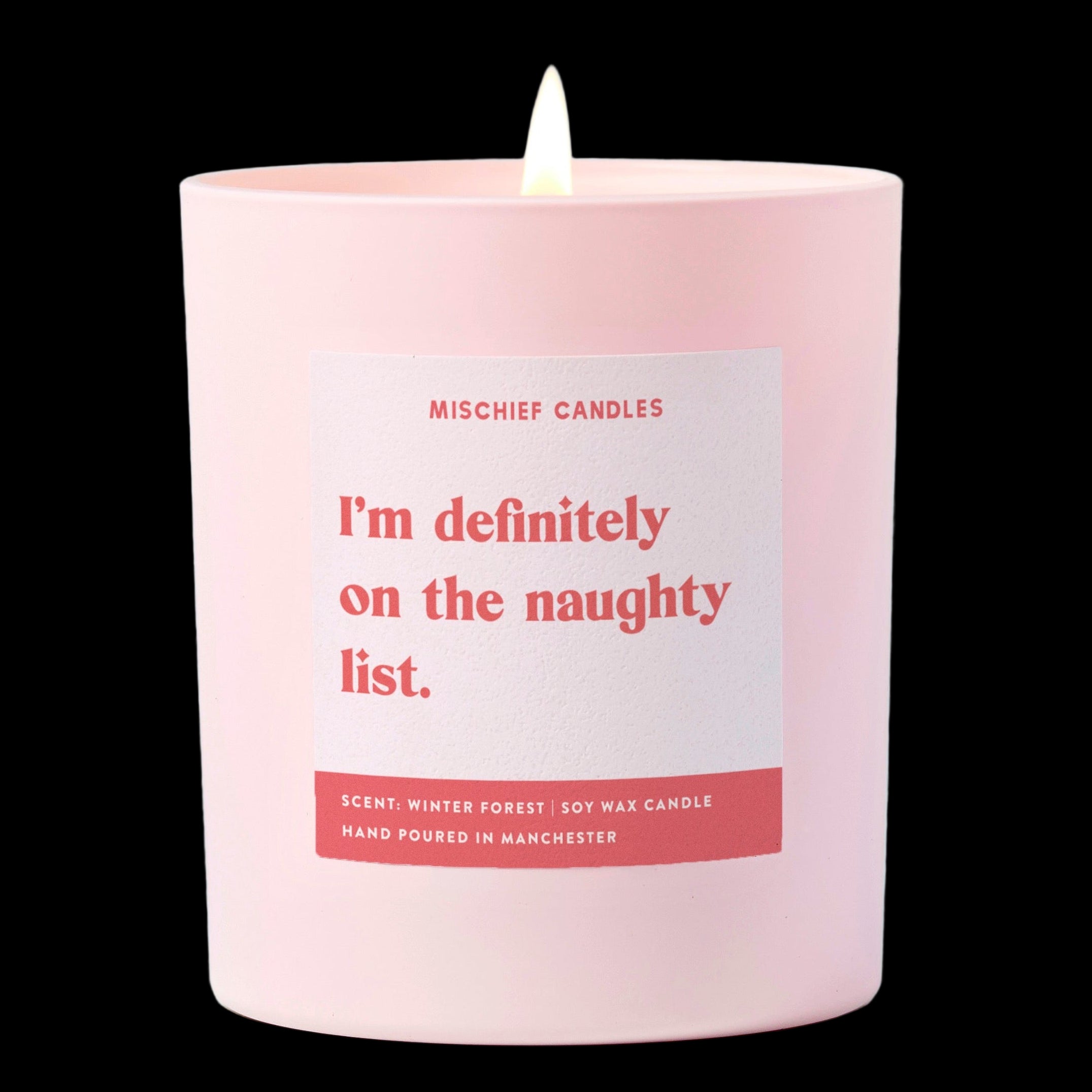 I'm Defiantly On The Naughty List Candle