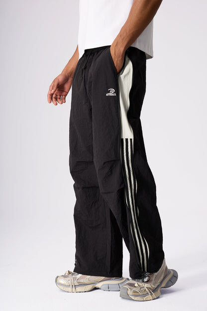 Mono Path Striped Straight Pants