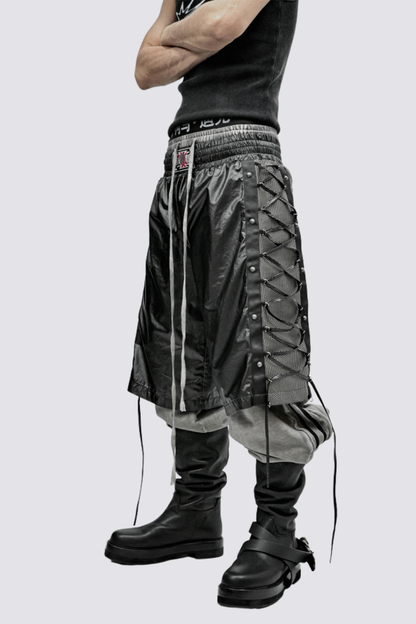 Motion Line Glossy Shorts