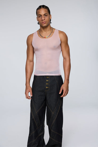 Muted Onyx Tank Top Pink