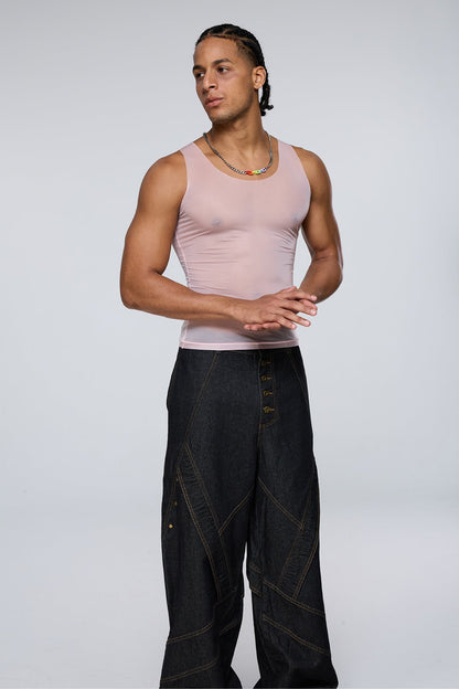 Muted Onyx Tank Top Pink