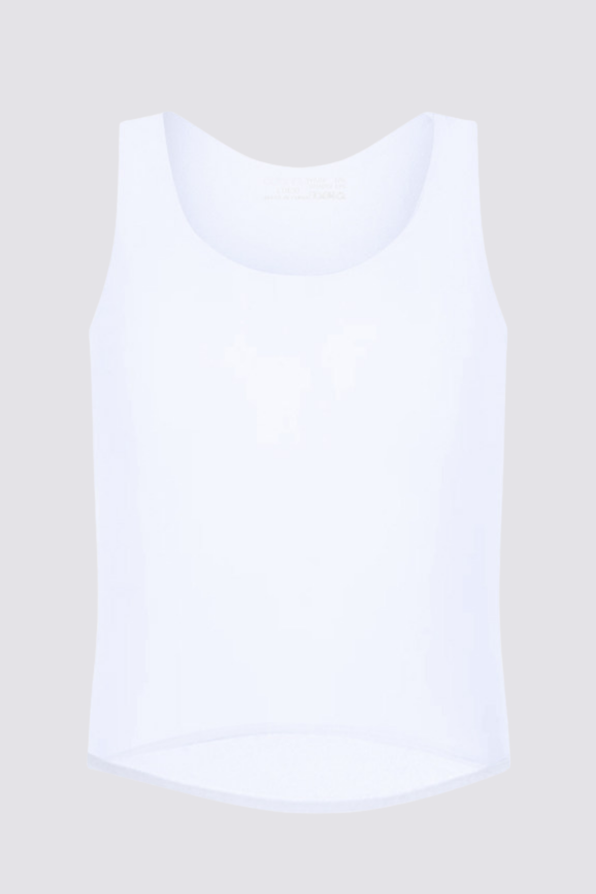 Muted Onyx Tank Top White