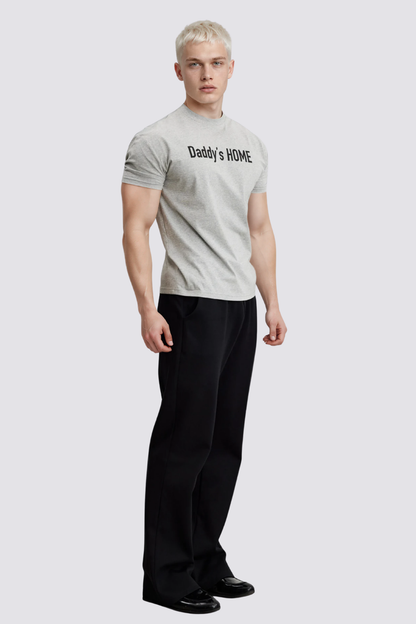 Muted Symbol Print T-Shirt Grey