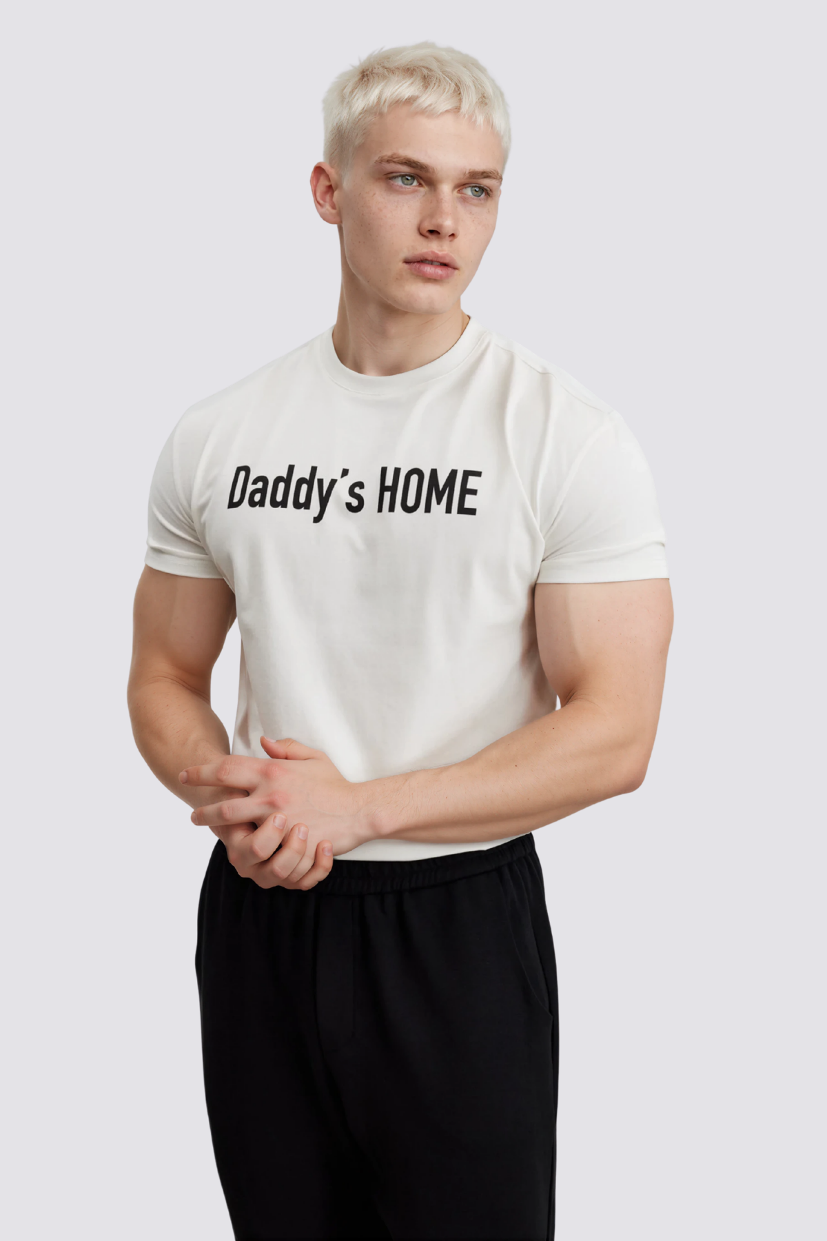 Muted Symbol Print T-Shirt White