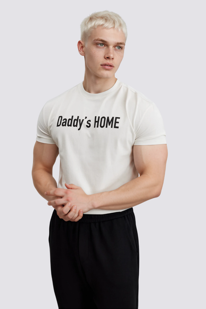 Muted Symbol Print T-Shirt White