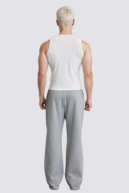 Muted Symbol Print Tank Top White