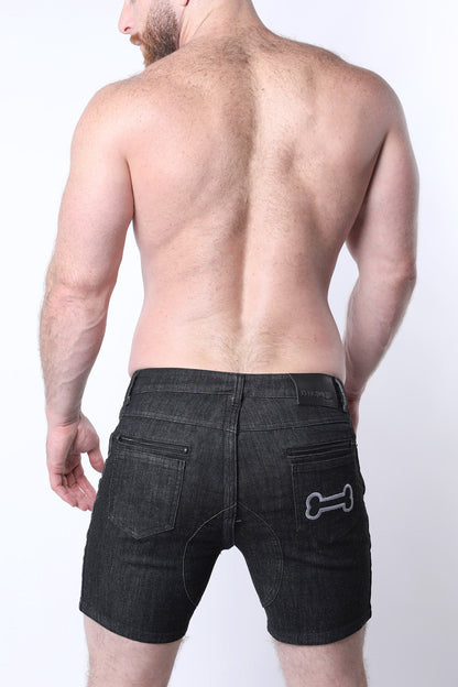 Muzzle Up Denim Zipper Short (WHOLESALE) - TIMOTEO