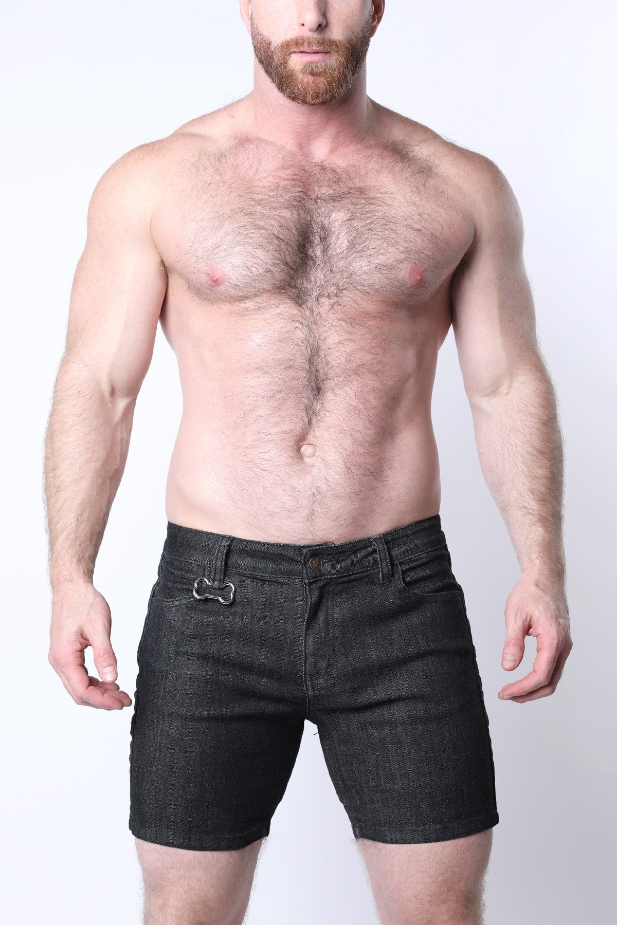 Muzzle Up Denim Zipper Short