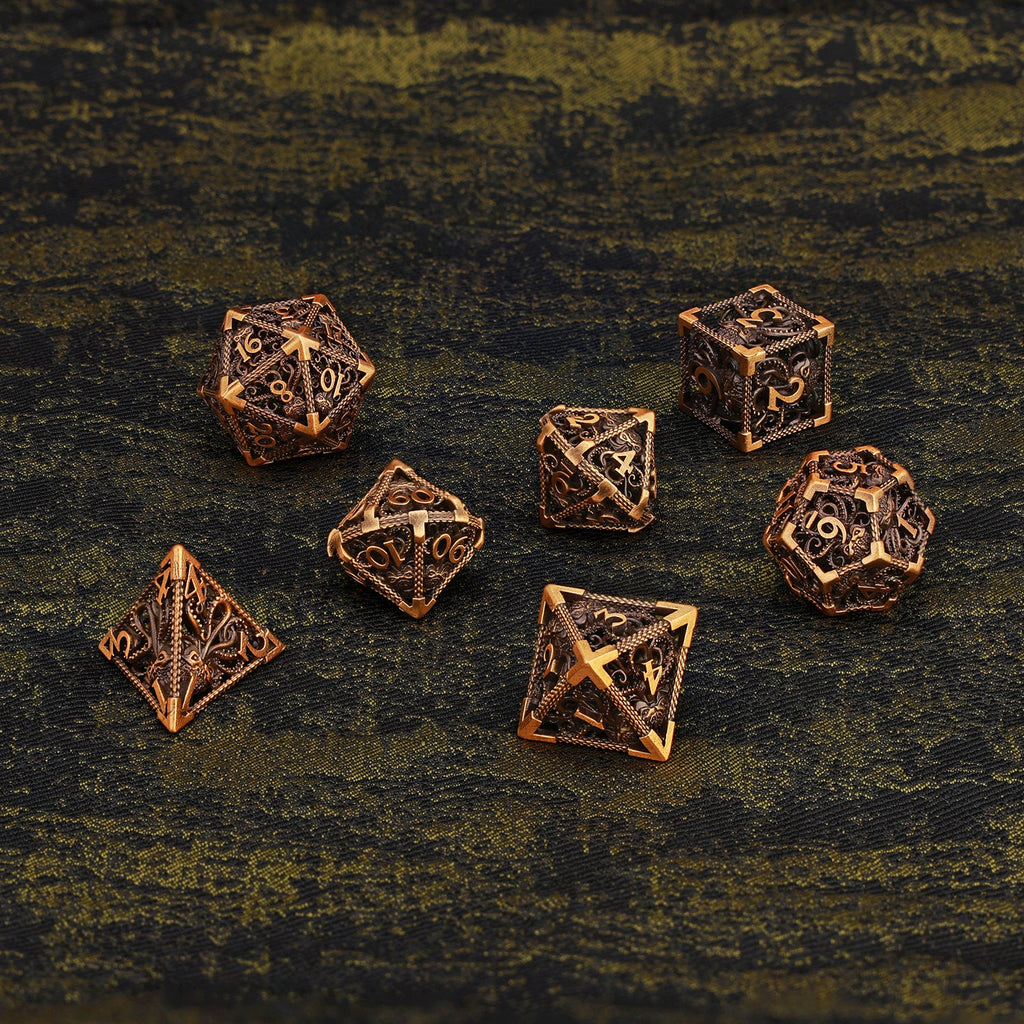 Octopus Metal Polyhedral Dice