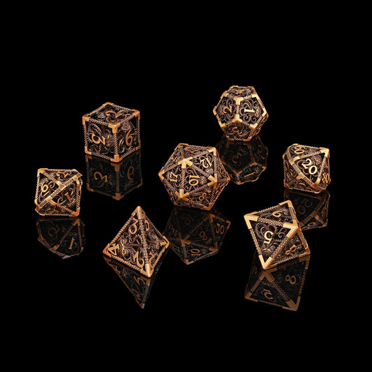 Octopus Metal Polyhedral Dice