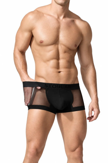 Men’s Transparent Boxer Briefs – Breathable & Sexy