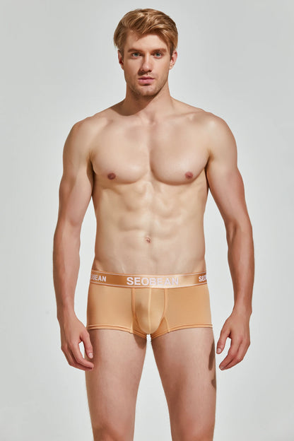 Pastel Cotton Boxer Briefs for Men