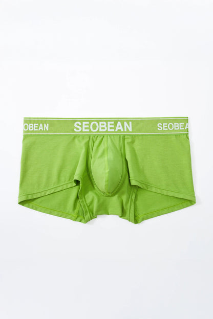 Pastel Cotton Boxer Briefs for Men