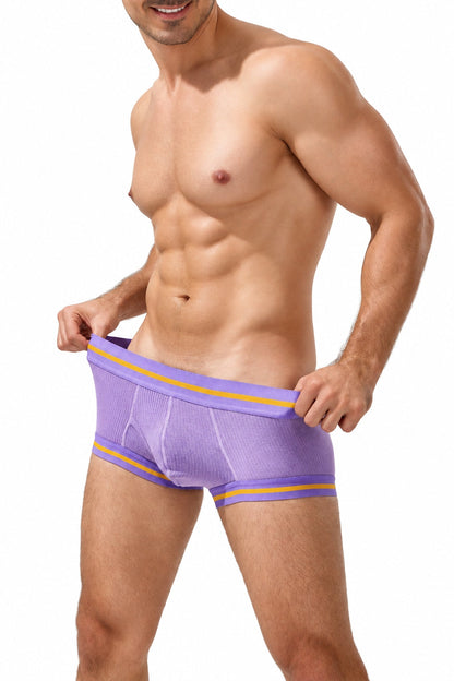 Men's Boxer Briefs , Breathable & Solid Colors
