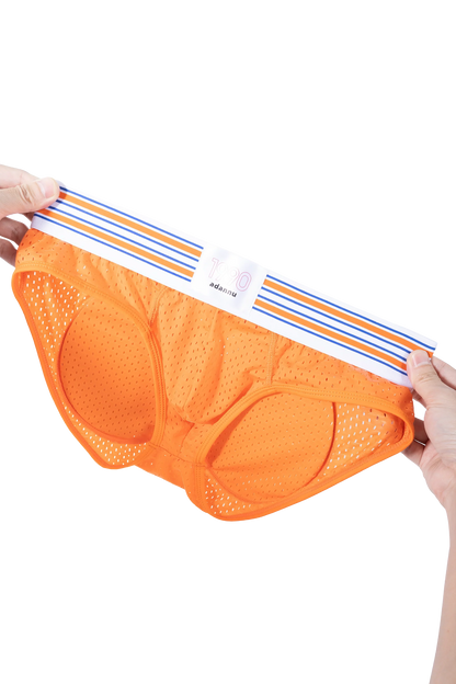 Men’s Mesh Briefs with Detachable Padding for Enhanced Shape