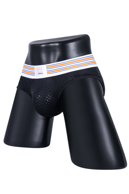 Men’s Mesh Briefs with Detachable Padding for Enhanced Shape