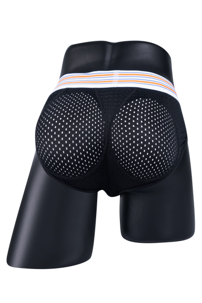 Men’s Mesh Briefs with Detachable Padding for Enhanced Shape