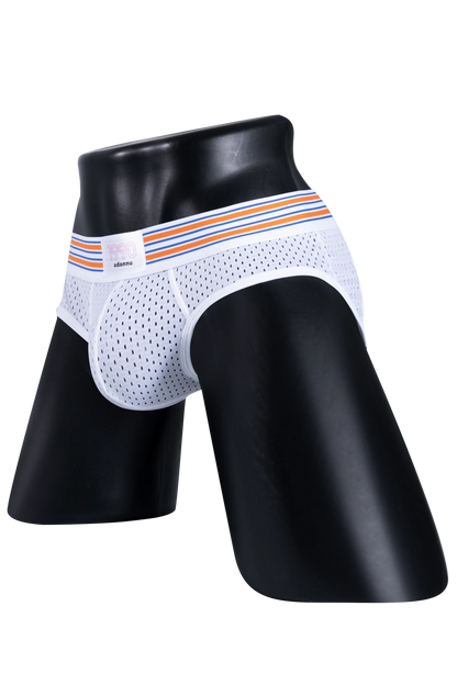 Men’s Mesh Briefs with Detachable Padding for Enhanced Shape