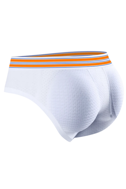 Men’s Mesh Briefs with Detachable Padding for Enhanced Shape