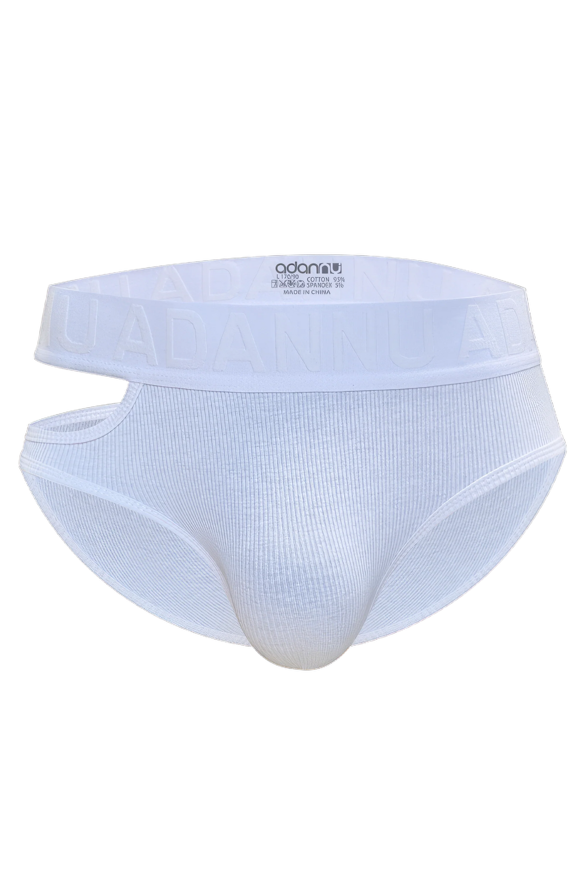 Men’s Low-Rise Cotton Briefs with Side Cut-Out Design