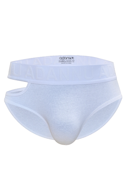 Men’s Low-Rise Cotton Briefs with Side Cut-Out Design