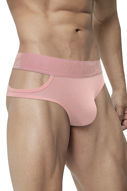 Men’s Low-Rise Cotton Briefs with Side Cut-Out Design