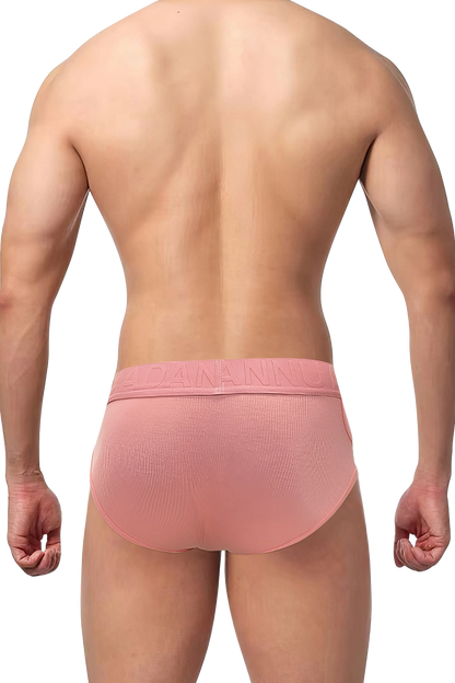 Men’s Low-Rise Cotton Briefs with Side Cut-Out Design